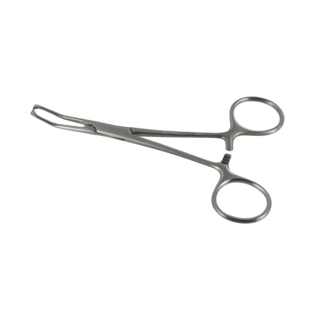 Allison Baby Tissue Plier Forceps- Curved. Curved baby tissue forceps